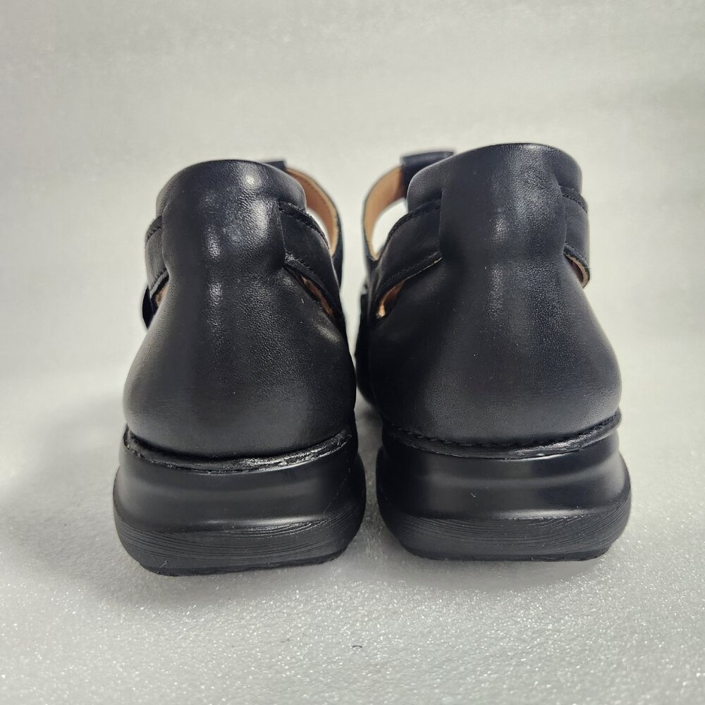 Clarks Appley Animal Print Strap Mary Jane Black Leather Size US 9 M NWT - Picture 12 of 16
